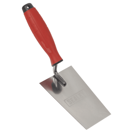 Stainless Steel Filler Trowel with Rubber Handle 140mm Model No- T1208