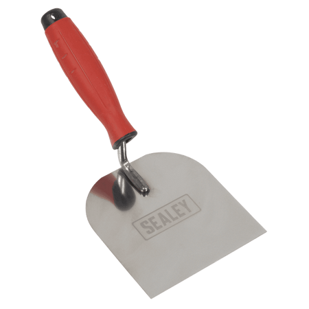 Stainless Steel Margin Trowel with Rubber Handle 120mm Model No- T1706