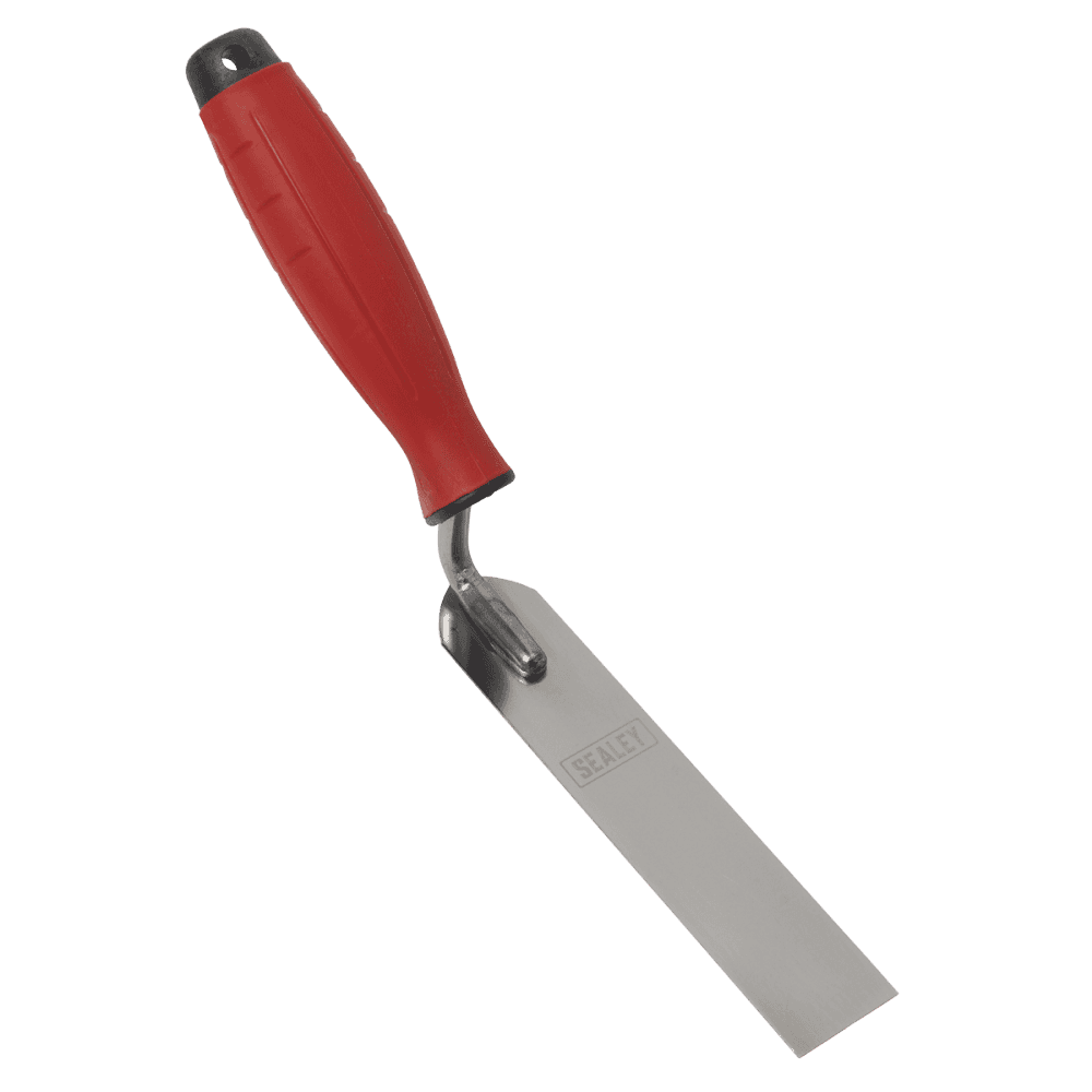 Stainless Steel Finishing Trowel with Rubber Handle 30 x 160mm Model No- T1740