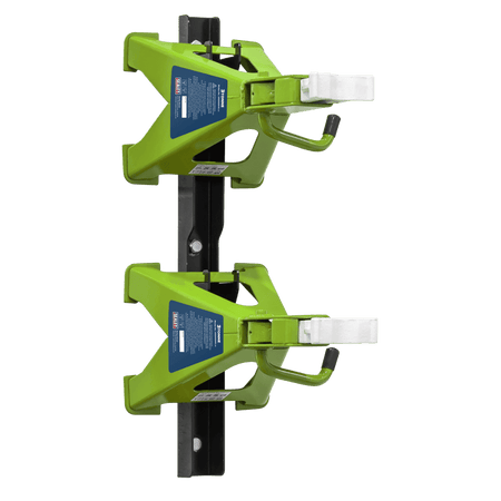 Axle Stand & Axle Stand Storage Rack Combo 3 Tonne - Hi-Vis Green Model No- VS2003HVCOMBO