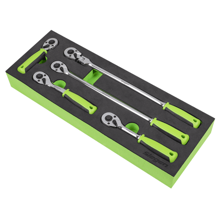 Ratchet Wrench Set 1/4"Sq 5pc Drive Flip Reverse Model No- S01290