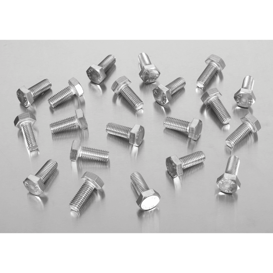 Stainless Steel Hex Head Set Screw M10 X 25 A2, DIN 933 - Pack of 25 Model No- S1025