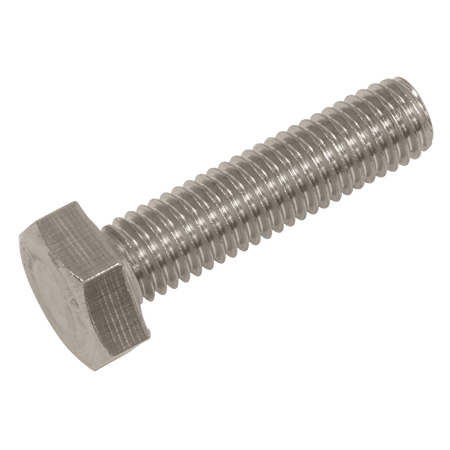 Stainless Steel Hex Head Set Screw DIN 933 - M10 X 40 A2 - Pack of 25 Model No- S1040