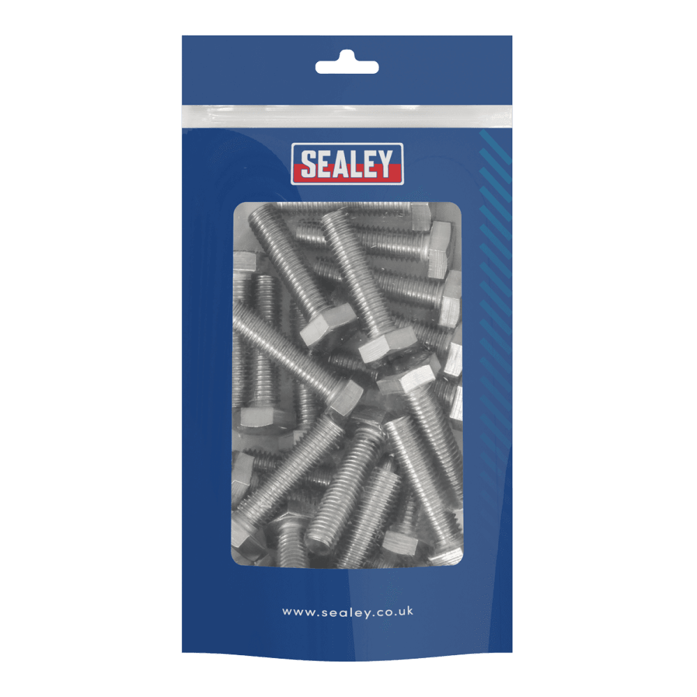 Stainless Steel Hex Head Set Screw DIN 933 - M10 X 40 A2 - Pack of 25 Model No- S1040