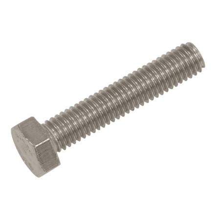 Stainless Steel Hex Head Set Screw DIN 933 - M5 X 25 A2 - Pack of 50 Model No- S525