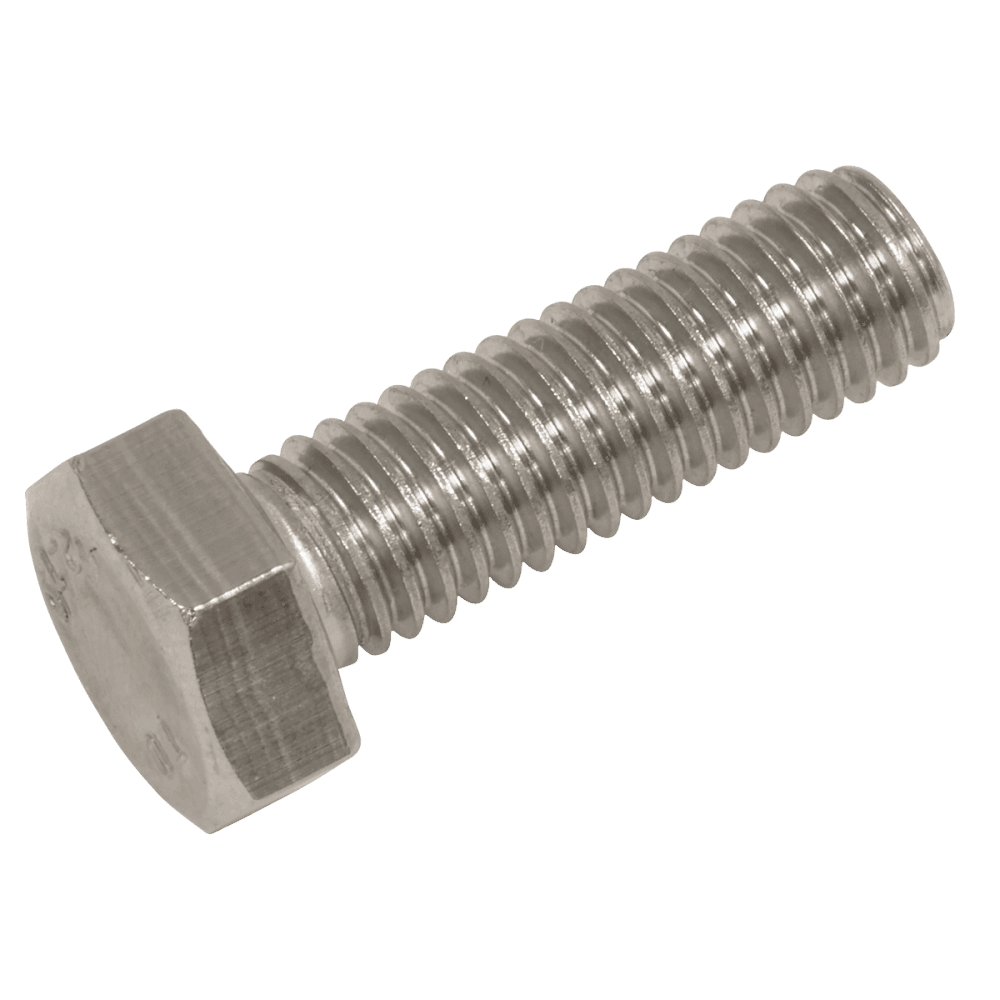 Stainless Steel Hex Head Set Screw DIN 933 - M8 X 25 A2 - Pack of 50 Model No- S825S