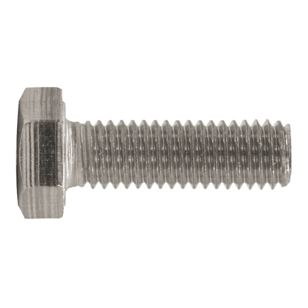 Stainless Steel Hex Head Set Screw DIN 933 - M8 X 25 A2 - Pack of 50 Model No- S825S
