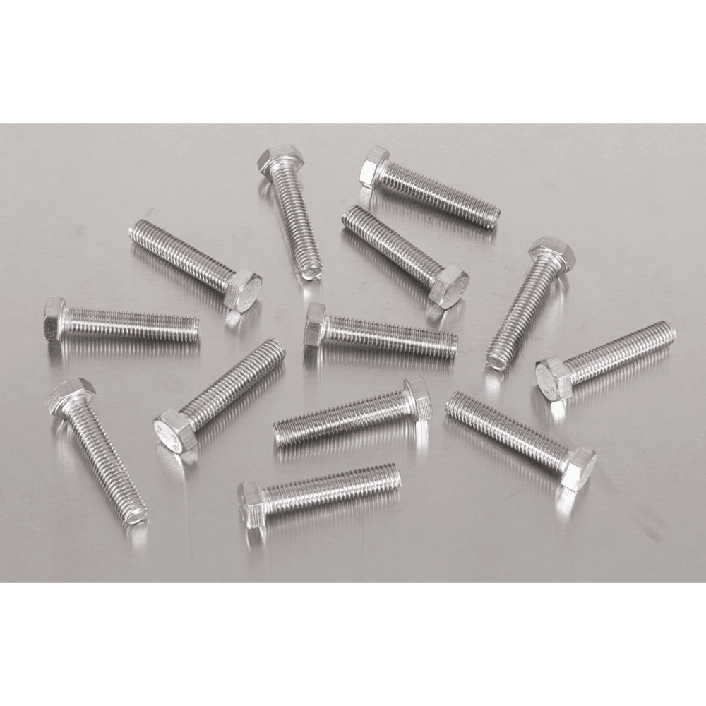 Stainless Steel Set Screw M8 x 1.25 Pitch, DIN 933 - Pack of 50 Model No- S840S
