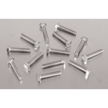Stainless Steel Set Screw M8 x 1.25 Pitch, DIN 933 - Pack of 50 Model No- S840S