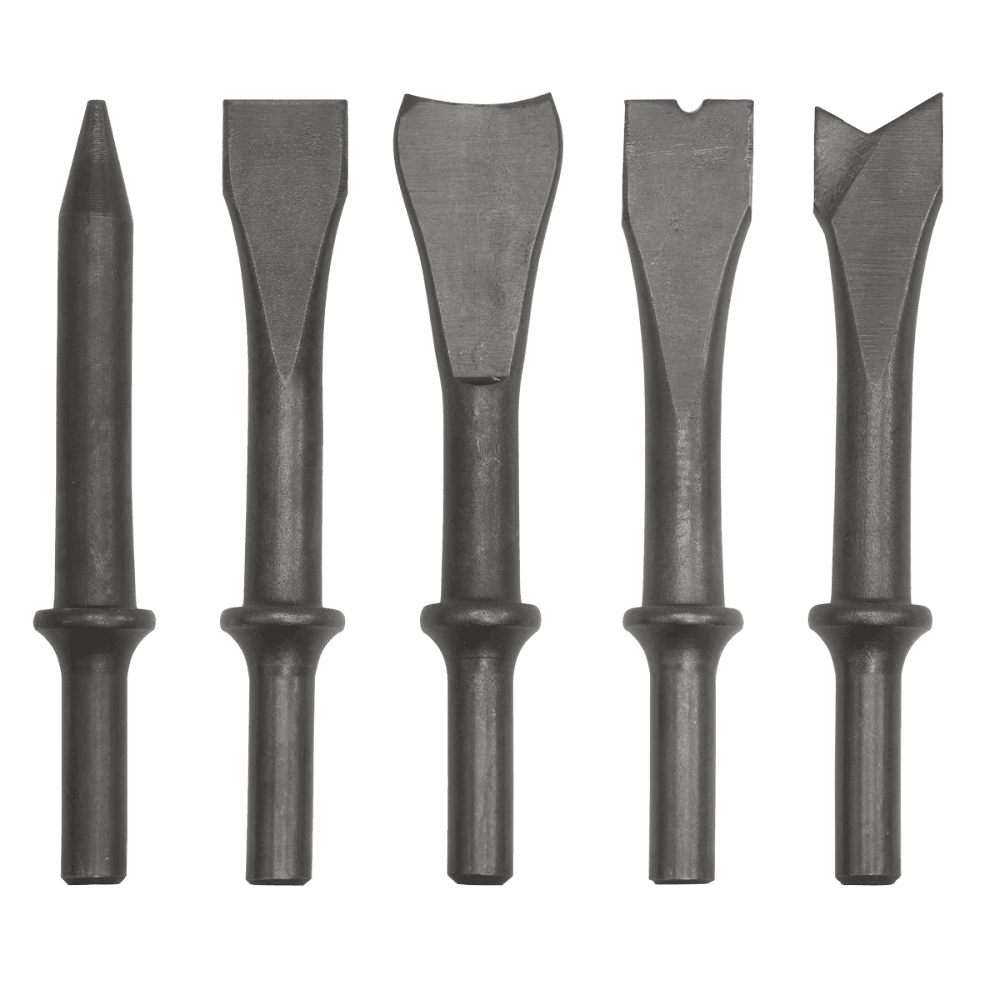 Air Hammer Chisel Set 120mm 5pc Model No- SA12C