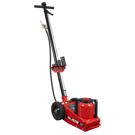 Air Operated Single Stage Trolley Jack 50 Tonne : Model No- YAJ50B