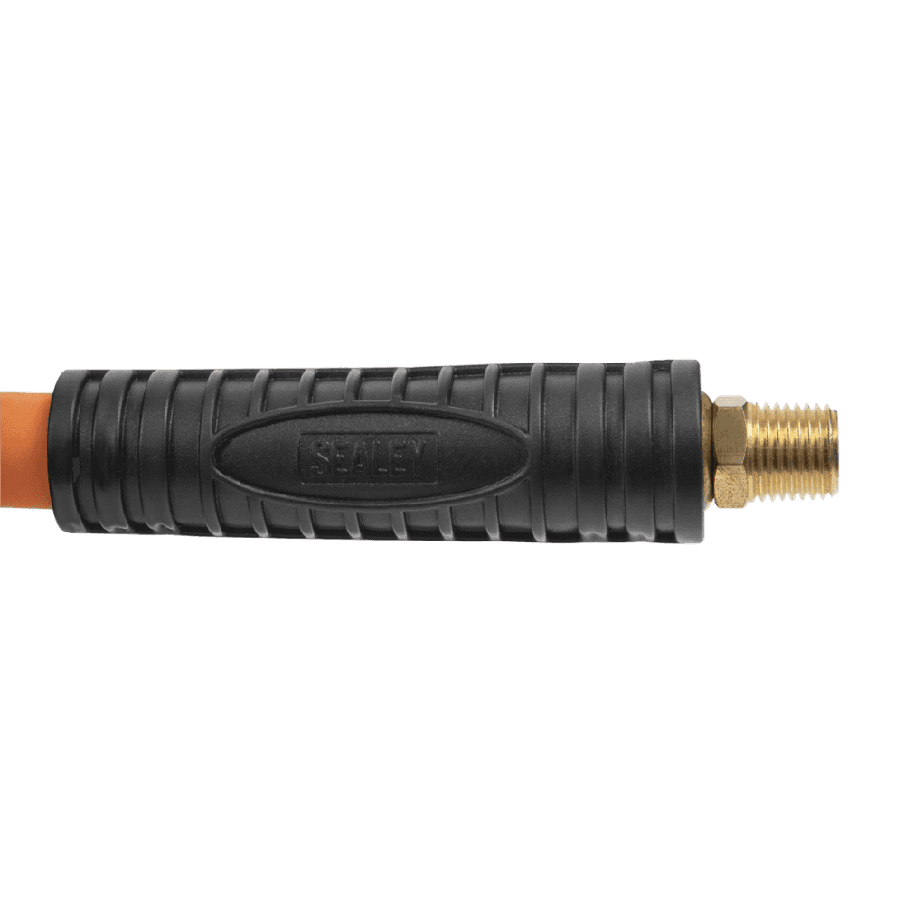 15m Retractable High-Visibility Hybrid Air Hose with Metal Reel 10mm ID Model No- SA841HY