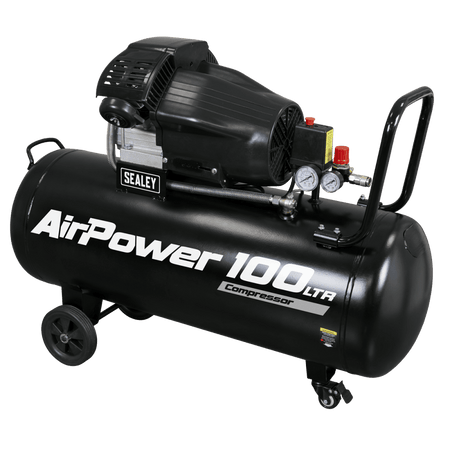 100L V-Twin Direct Drive Air Compressor 3hp Model No- SAC10030VA