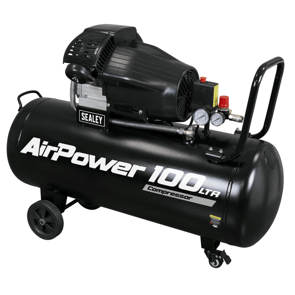 100L V-Twin Direct Drive Air Compressor 3hp Model No- SAC10030VA