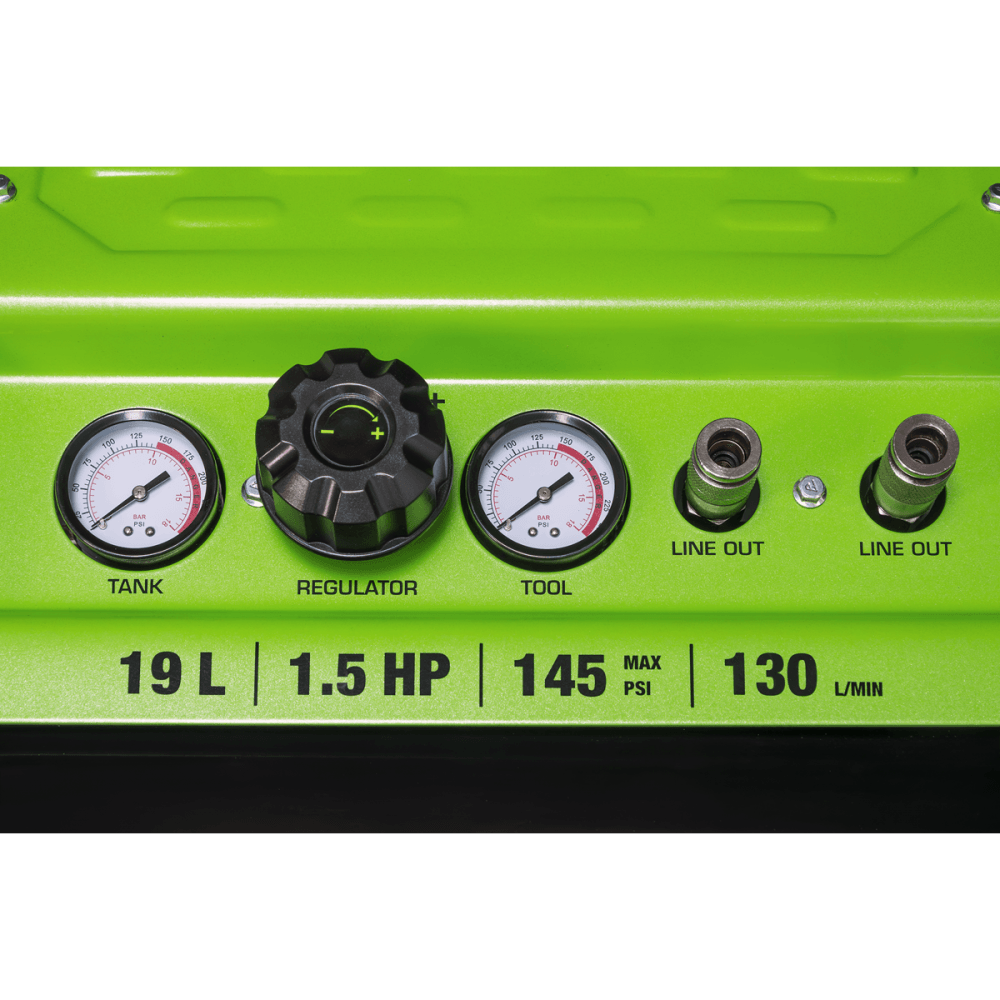 19L Oil Free Direct Drive Air Compressor 1.5hp Model No- SAC1900
