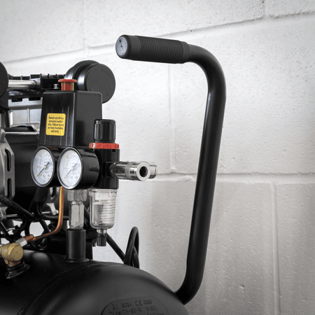 50L Low Noise Oil Free Direct Drive Air Compressor 2 x 2hp Model No- SAC5001S
