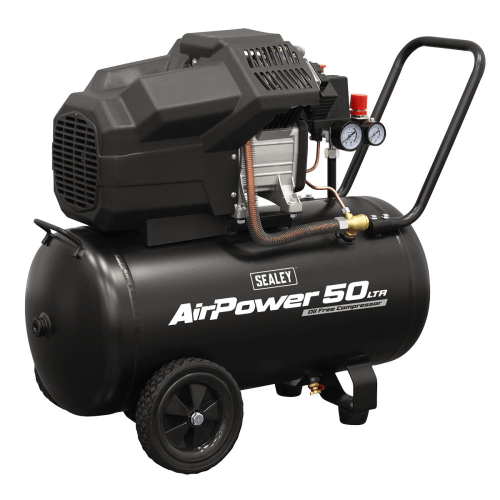 Air Compressor 50L V-Twin Oil Free Direct Drive 3hp Model No- SAC5002