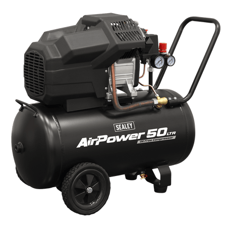 Air Compressor 50L V-Twin Oil Free Direct Drive 3hp Model No- SAC5002