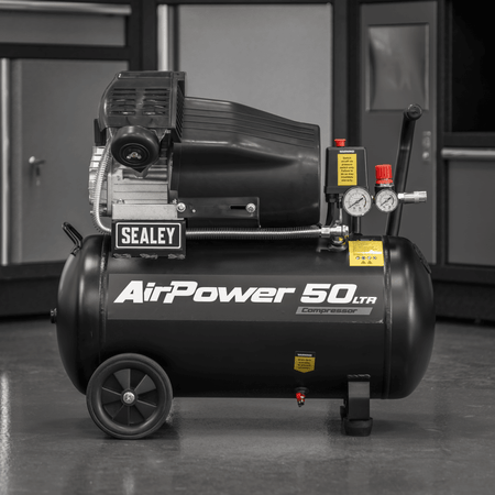 50L V-Twin Direct Drive Air Compressor 3hp Model No- SAC5030VA