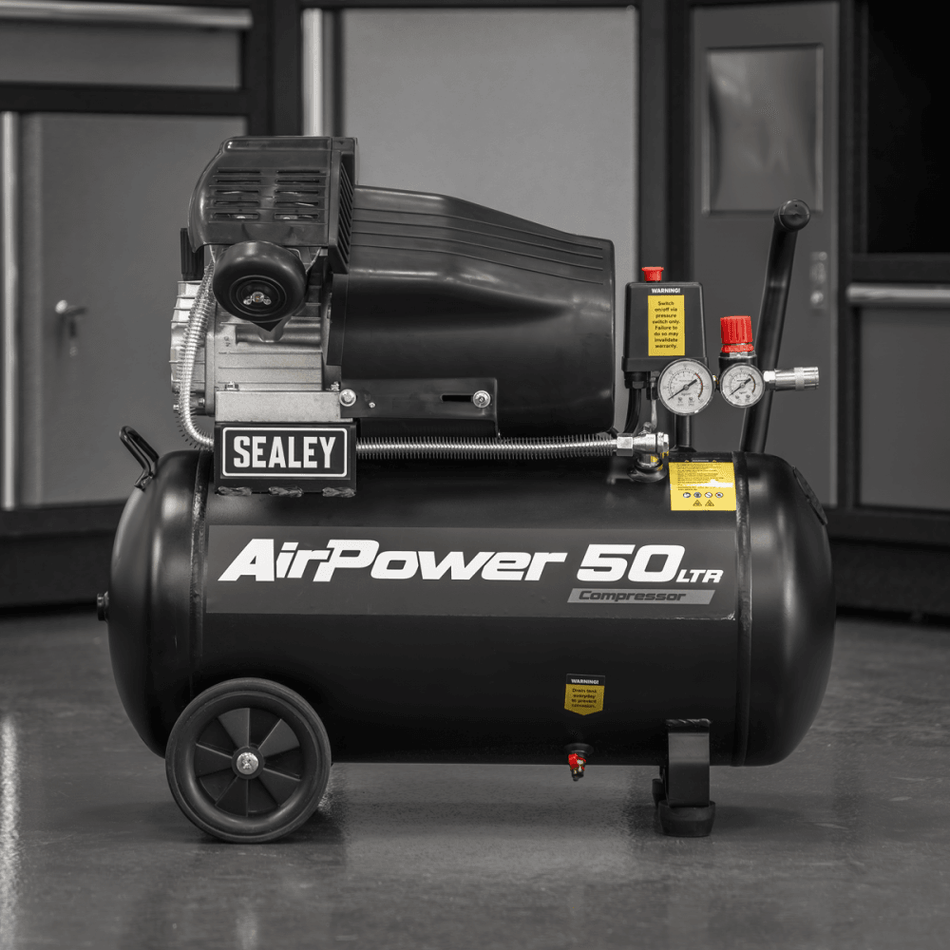 50L V-Twin Direct Drive Air Compressor 3hp Model No- SAC5030VA