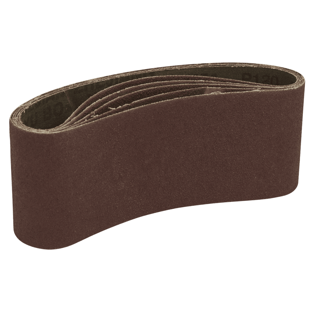76 x 457mm Sanding Belt 120Grit - Pack of 5 Model No- SB120457