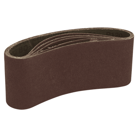 76 x 457mm Sanding Belt 120Grit - Pack of 5 Model No- SB120457