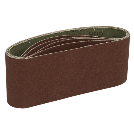 76 x 457mm Sanding Belt 80Grit - Pack of 5 Model No- SB80457