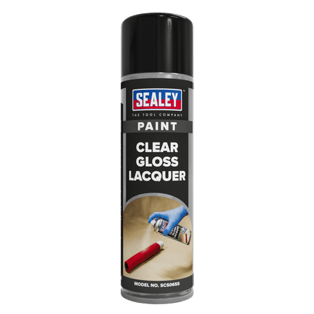 Gloss Lacquer 500ml, Clear - Pack of 6 Model No- SCS065
