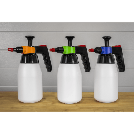 Premium Pressure Solvent Sprayers & Colour-Coded Caps Combo 1L : Model No- SCSGCOMBO