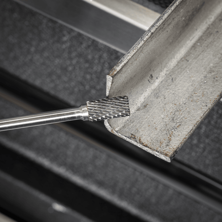 Tungsten Carbide Rotary Burr Extra-Long Cylindrical Front End Cut 10mm Model No- SDB01XL