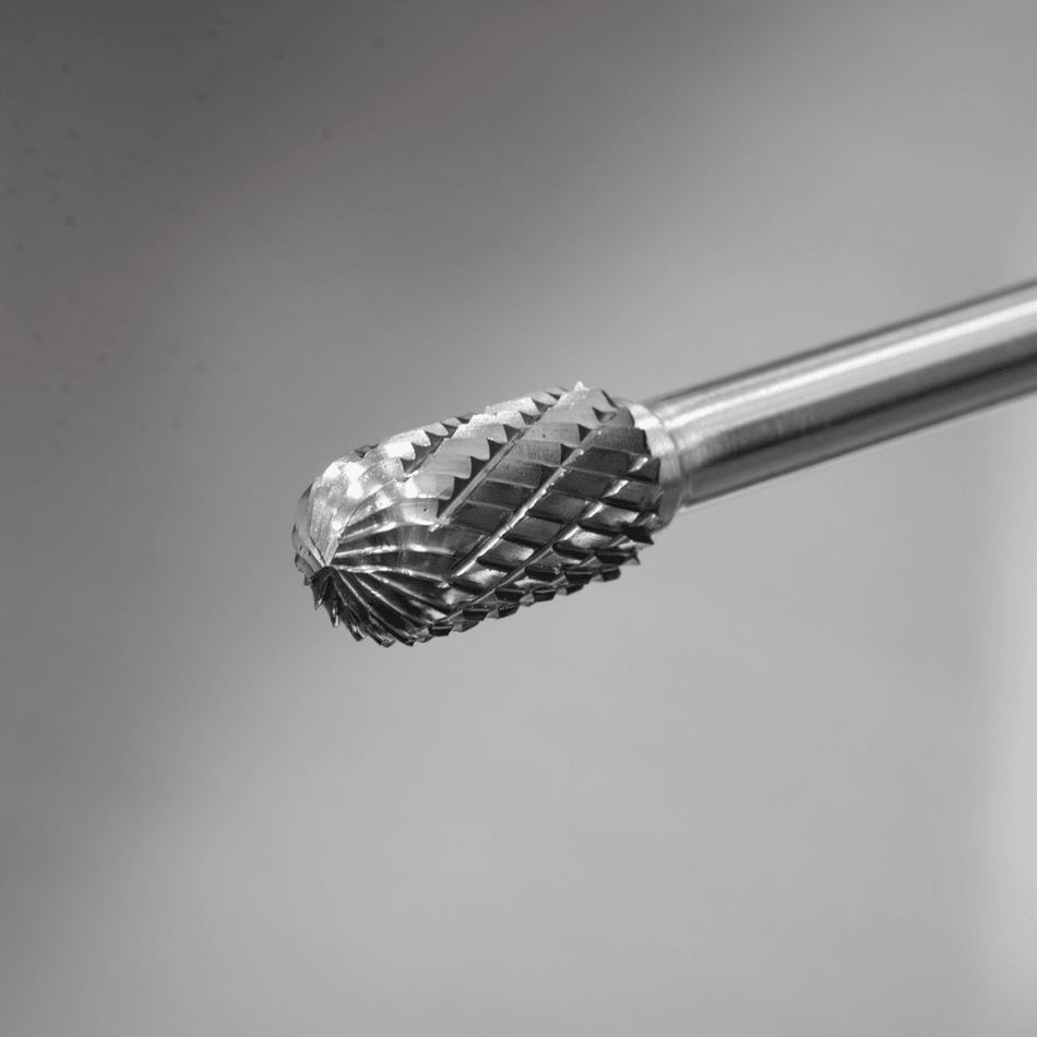 Tungsten Carbide Rotary Burr Extra-Long Cylindrical Ball Nose 10mm Model No- SDB02XL