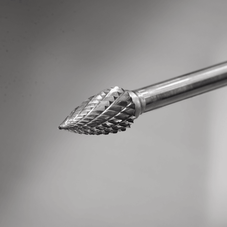 Tungsten Carbide Rotary Burr Extra-Long Arc Pointed Nose 10mm Model No- SDB03XL