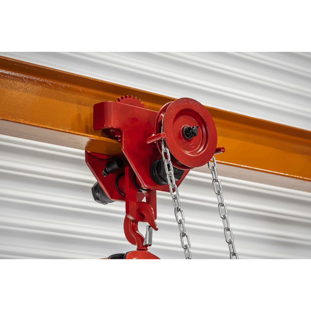 Portable Adjustable Gantry Crane with Geared Trolley Combo 1 Tonne Model No- SG1000KITG