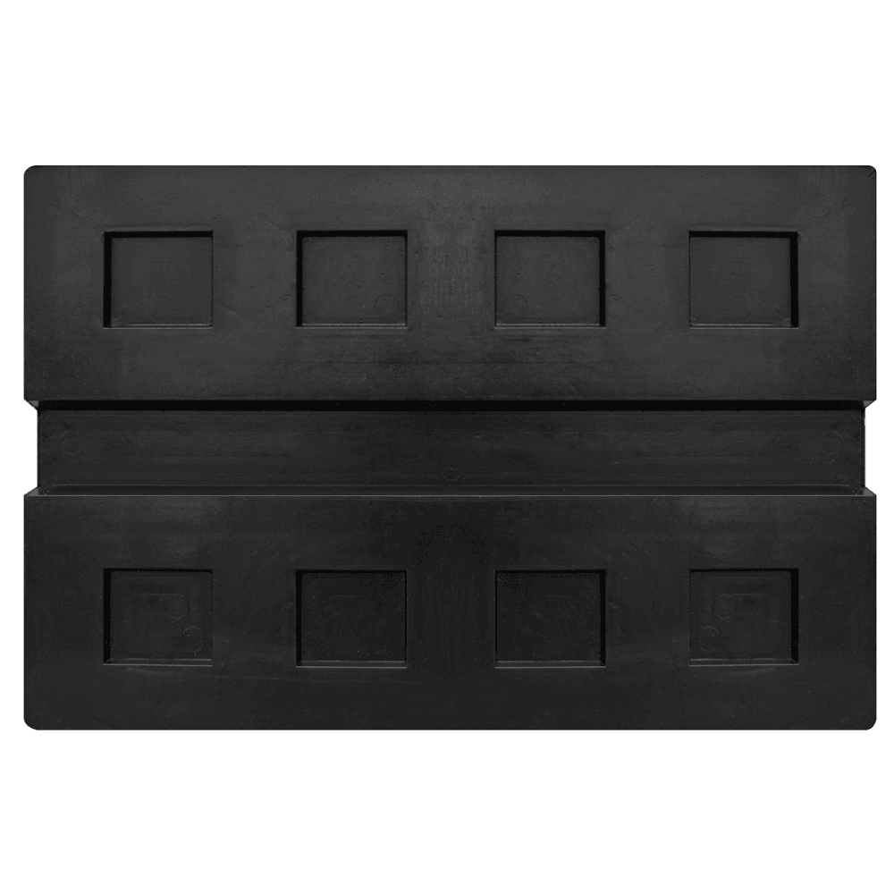 Slotted Rubber Support Block for Viking Jacking Beams 80mm Model No- SJBEX.A03