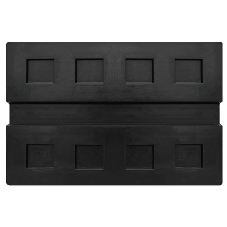 Slotted Rubber Support Block for Viking Jacking Beams 80mm Model No- SJBEX.A03