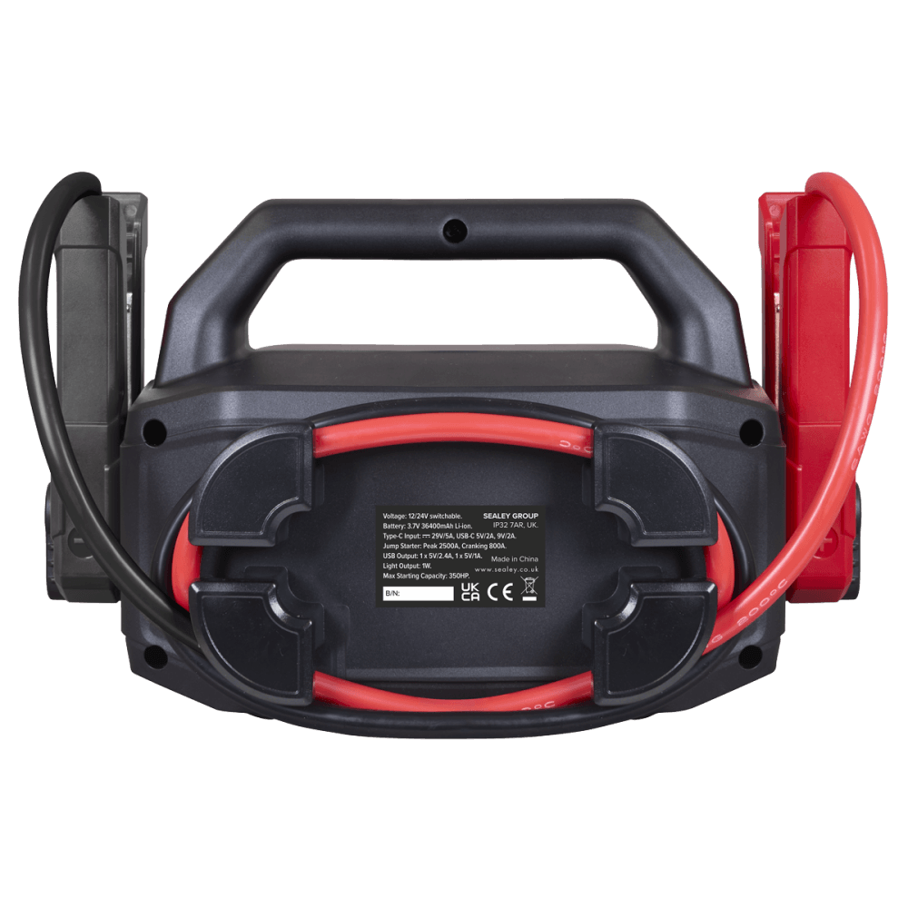 2500A 12/24V Lithium Jump Starter Power Pack Model No- SL34S