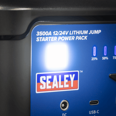 3500A 12/24V Lithium Jump Starter Power Pack Model No- SL36S