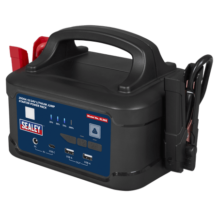 3500A 12/24V Lithium Jump Starter Power Pack Model No- SL36S