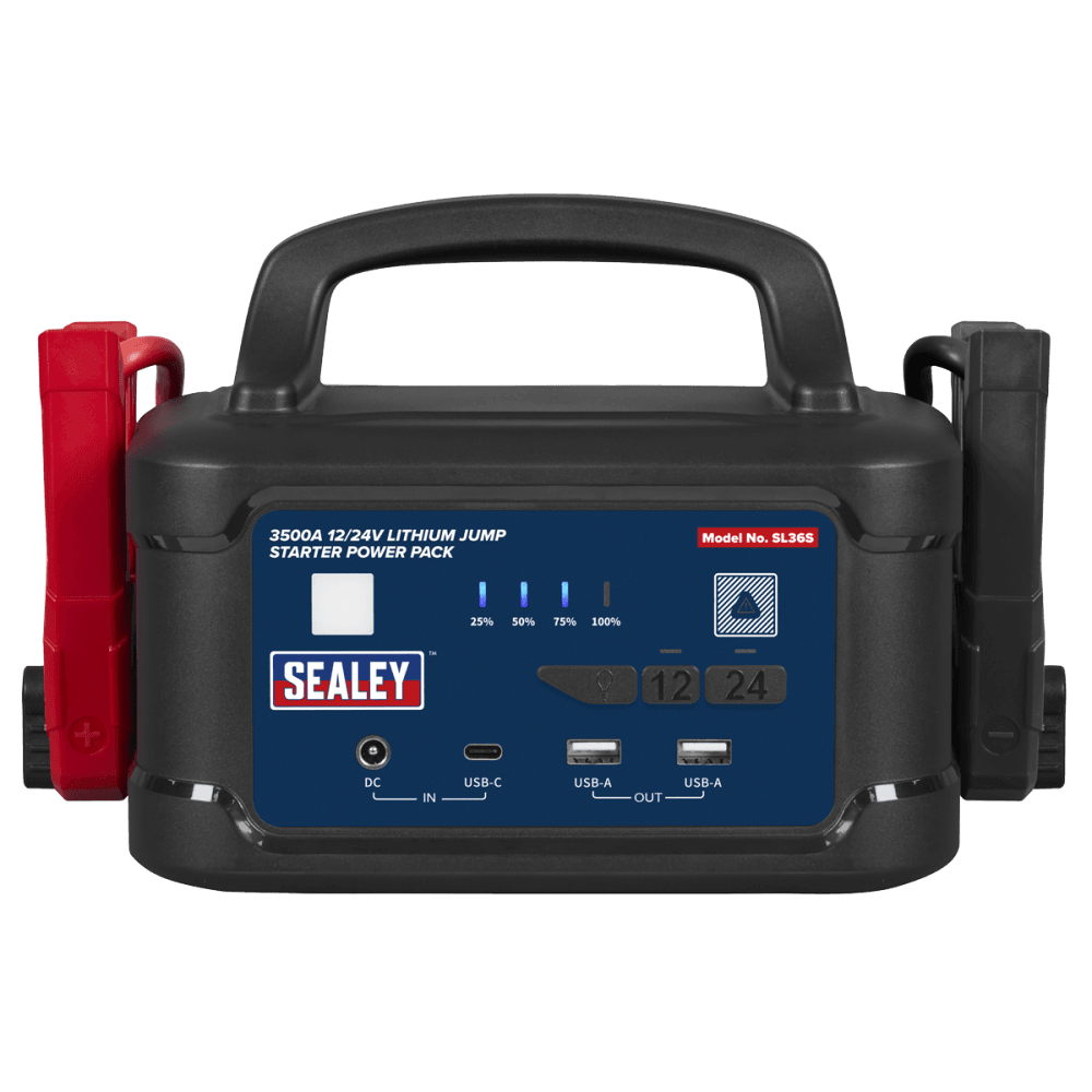 3500A 12/24V Lithium Jump Starter Power Pack Model No- SL36S