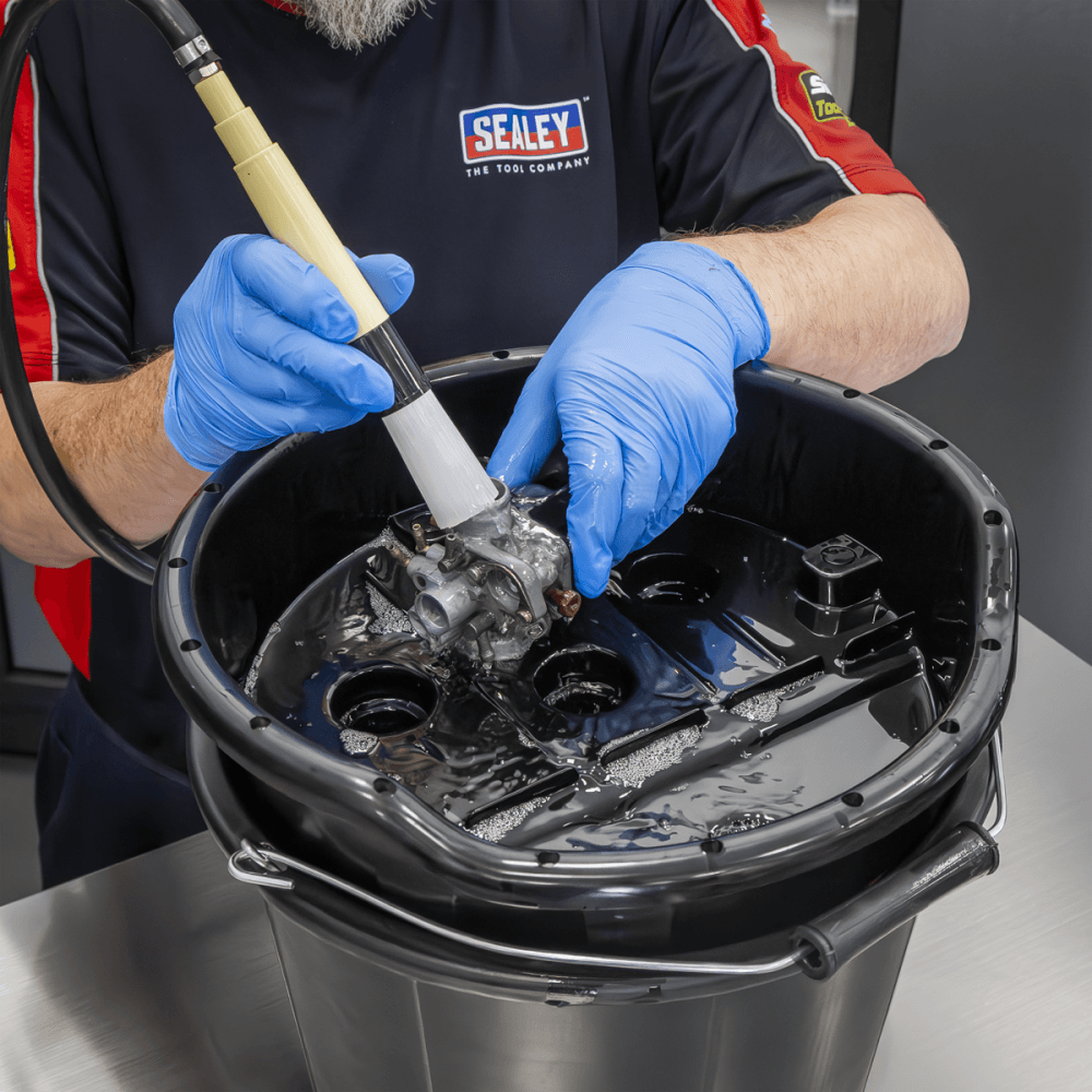 Portable Parts Washer Bucket with Brush 14L Model No- SM220