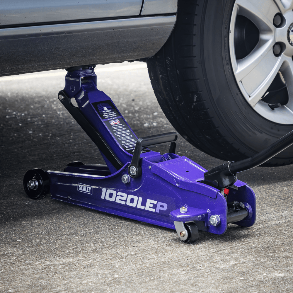 Low Profile Short Chassis Trolley Jack 2 Tonne - Purple Model No- 1020LEP