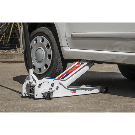 Low Profile Long Reach Rocket Lift Trolley Jack 1.5 Tonne Model No- 1500SLR