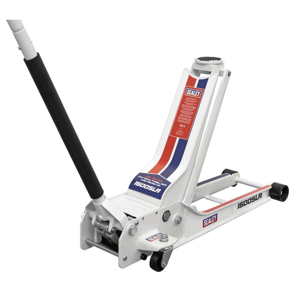 Low Profile Long Reach Rocket Lift Trolley Jack 1.5 Tonne Model No- 1500SLR