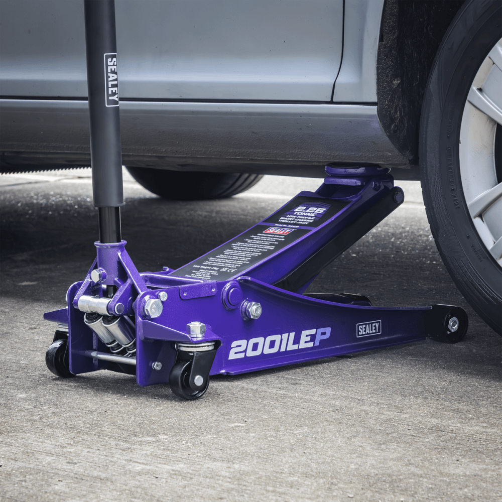 Low Profile Trolley Jack with Rocket Lift 2.25 Tonne - Purple Model No- 2001LEP
