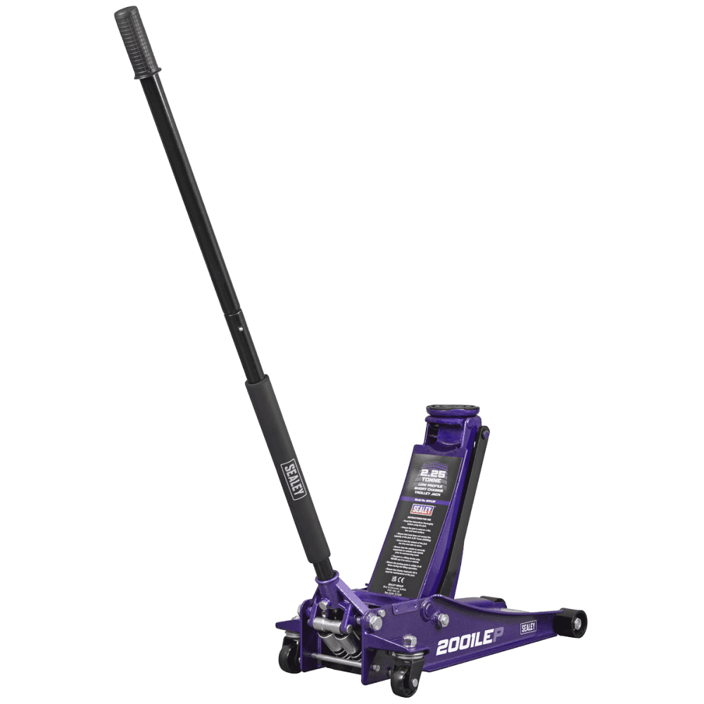 Low Profile Trolley Jack with Rocket Lift 2.25 Tonne - Purple Model No- 2001LEP