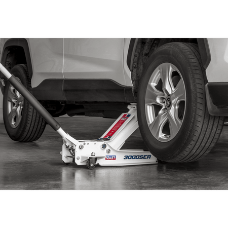 Low Profile Trolley Jack with Rocket Lift 3 Tonne Model No- 3000SER