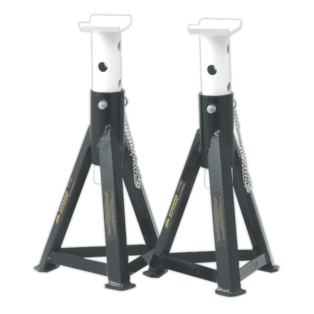 Premier Trolley Jack 3 Tonne & Axle Stands (Pair) 3 Tonne per Stand Combo Model No- 3040ABCOMBO