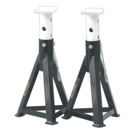 Premier Trolley Jack 3 Tonne & Axle Stands (Pair) 3 Tonne per Stand Combo Model No- 3040ABCOMBO