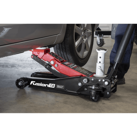 Low Profile High Lift Trolley Jack with Rocket Lift 2/3 Tonne Model No- 3200LEHL