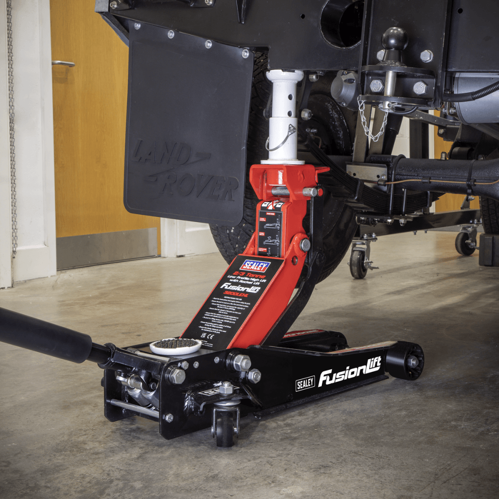 Low Profile High Lift Trolley Jack with Rocket Lift 2/3 Tonne Model No- 3200LEHL